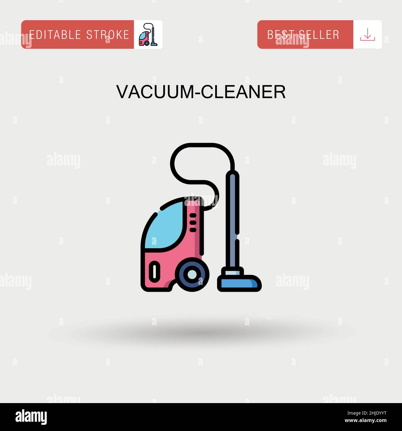 Vacuum cleaner floor closeup Stock Vector Images - Alamy
