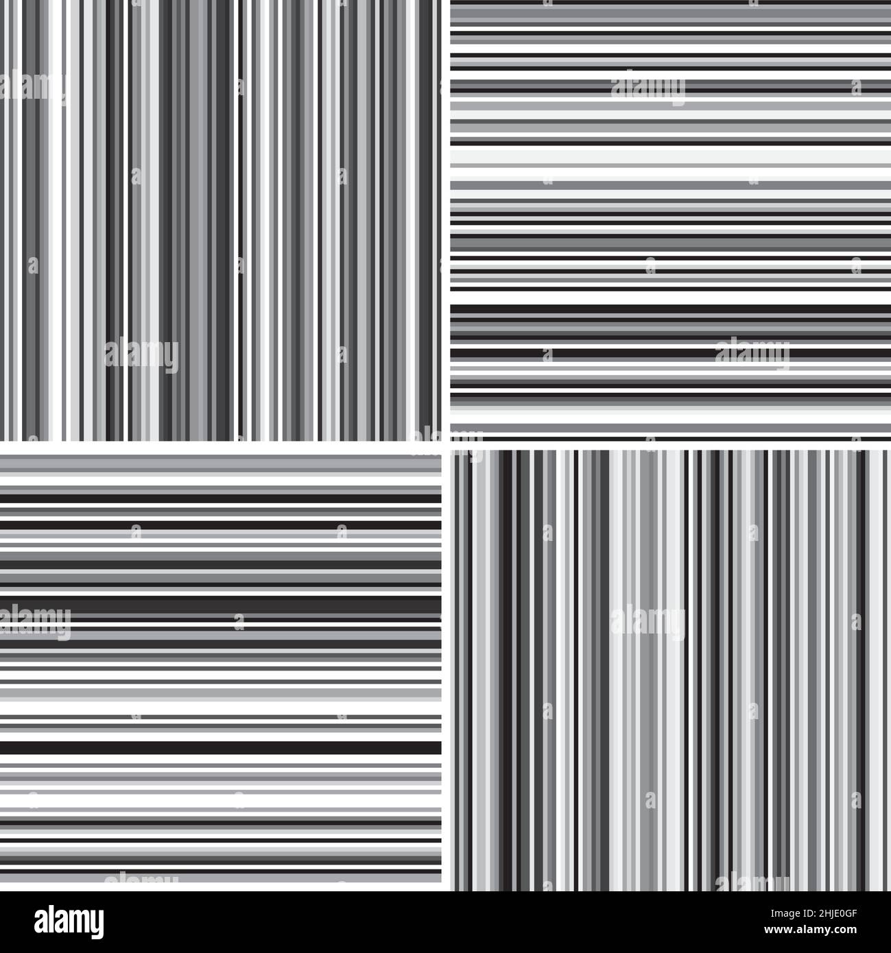 4 different vector patterns in the same package(eps). One pattern is paid and 3 are free (white dividing lines) Stock Vector