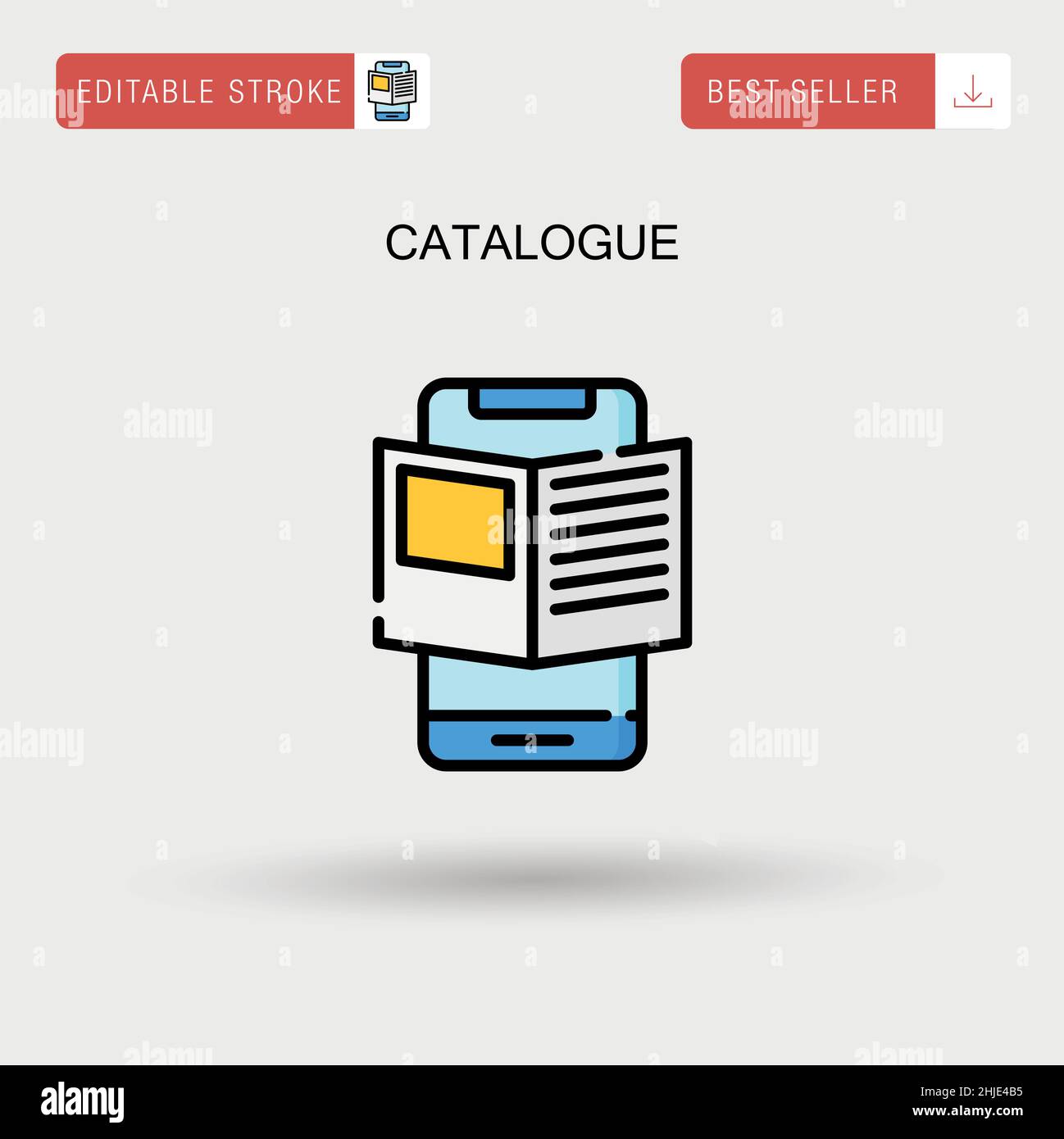 Catalogue icon hi-res stock photography and images - Alamy