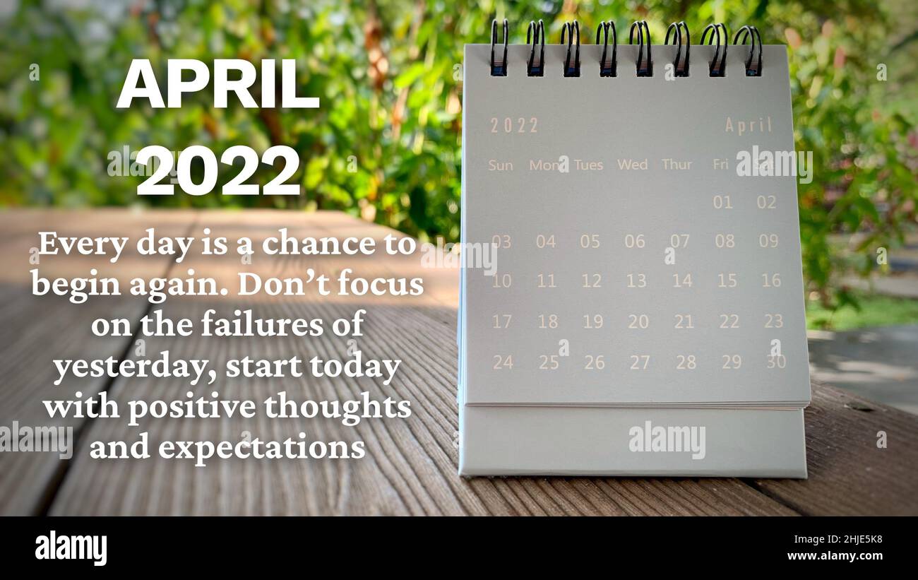 April Quotes And Sayings For Calendars