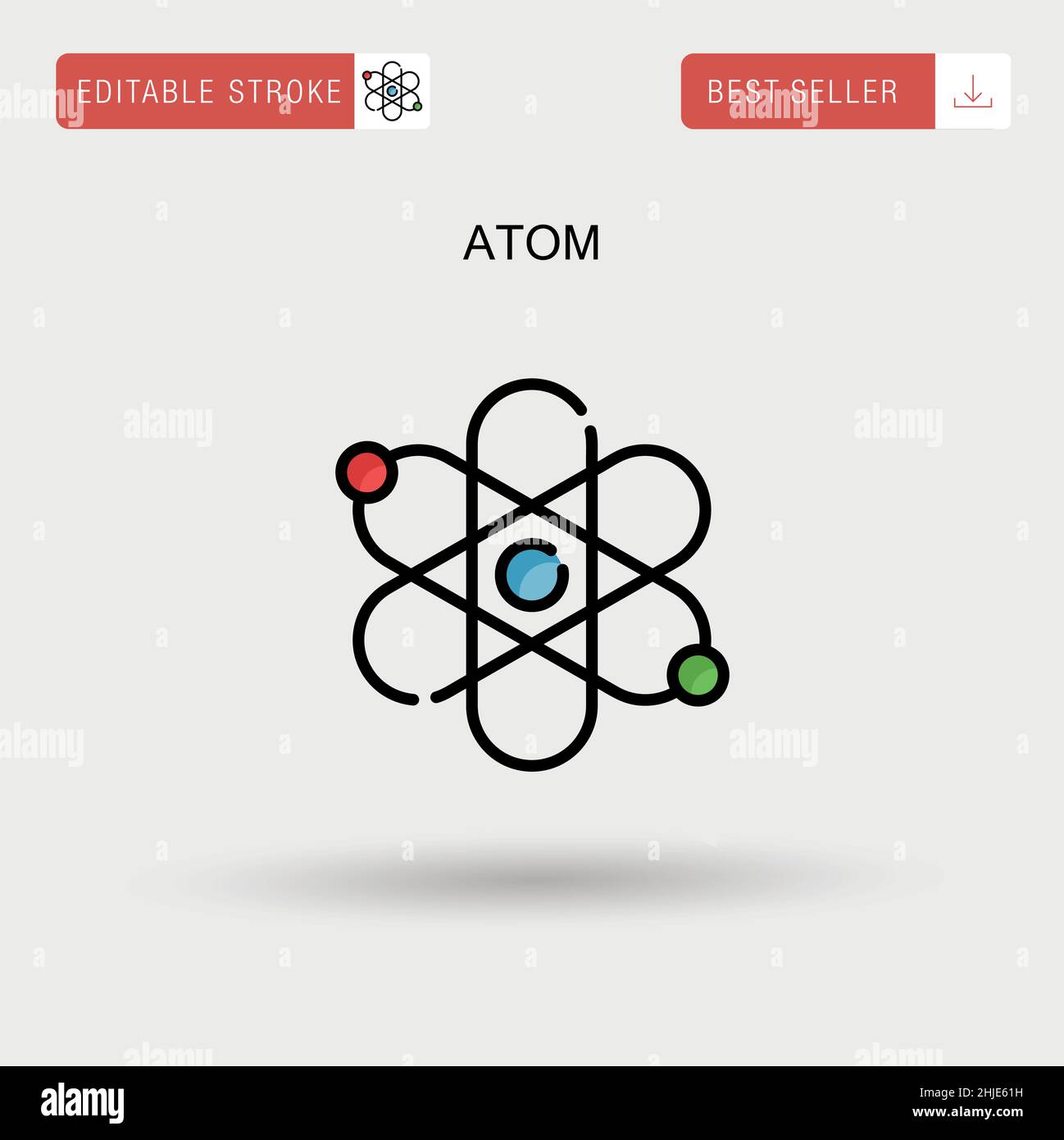 Simple Atom Icon High Resolution Stock Photography and Images - Alamy