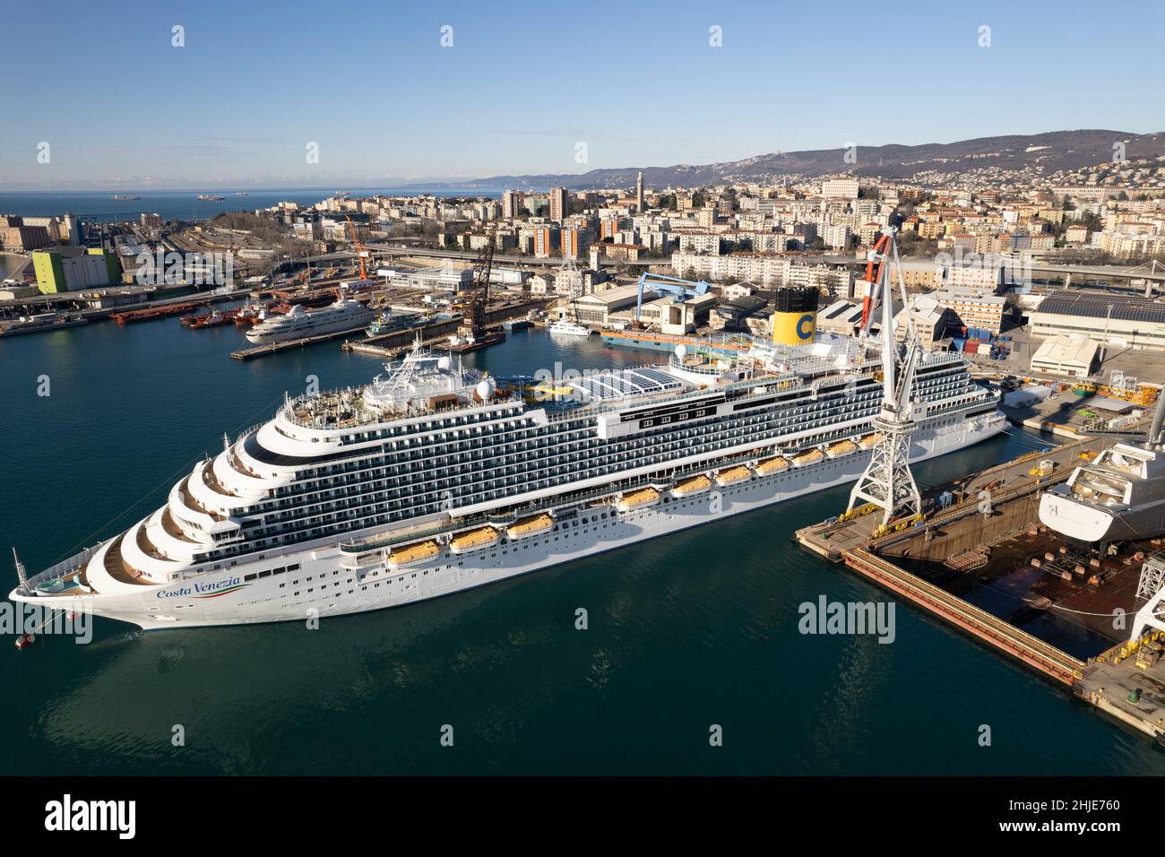 Costa Venezia cruise ship in Trieste Stock Photo Alamy