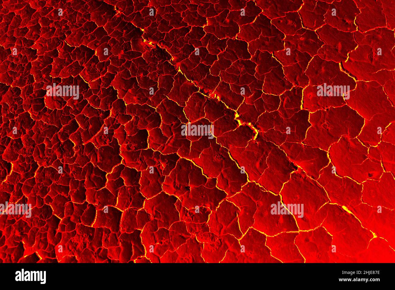 The texture of molten lava Stock Photo