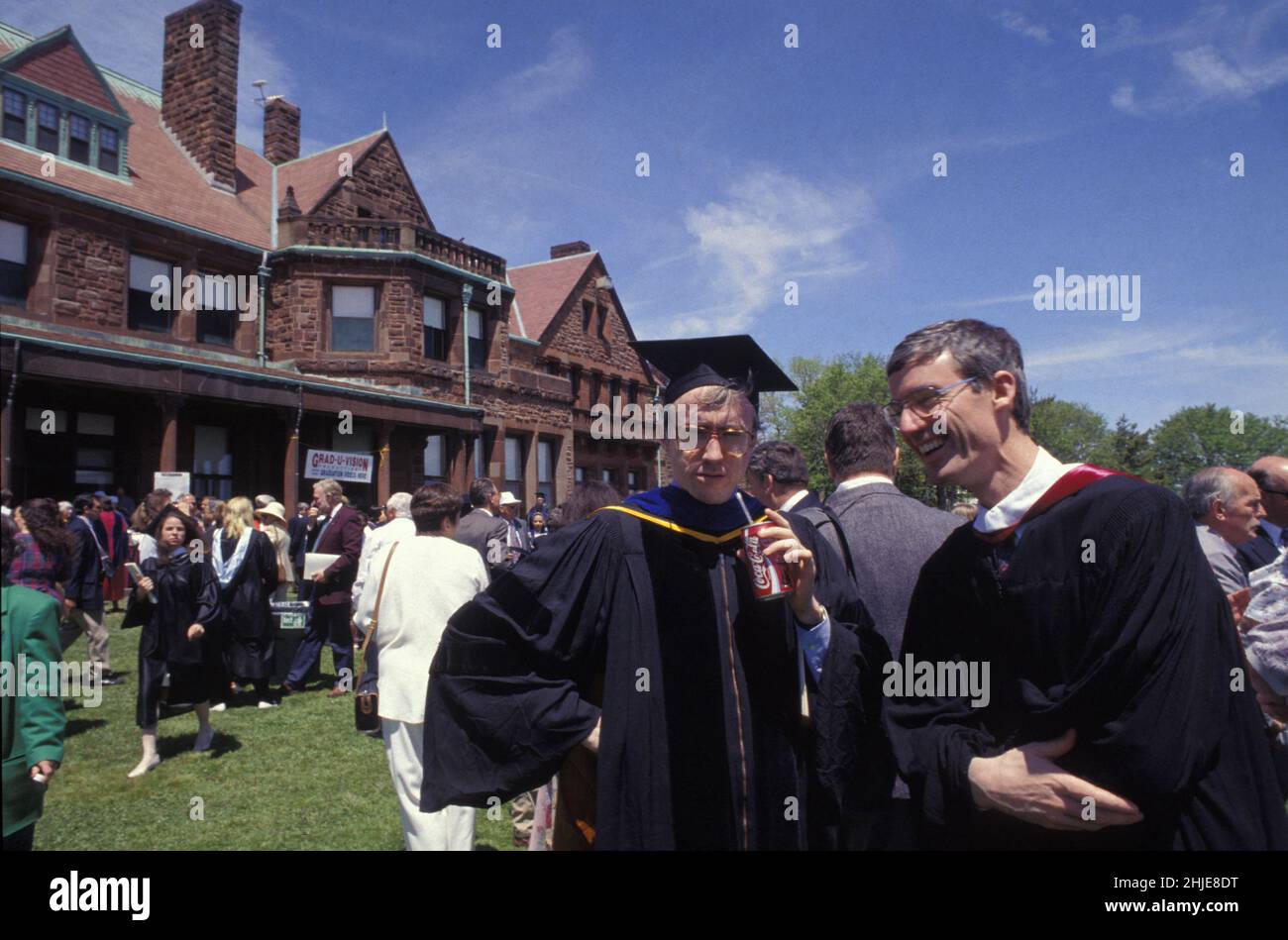 Graduation,salve regina university newport Rhode island Stock Photo