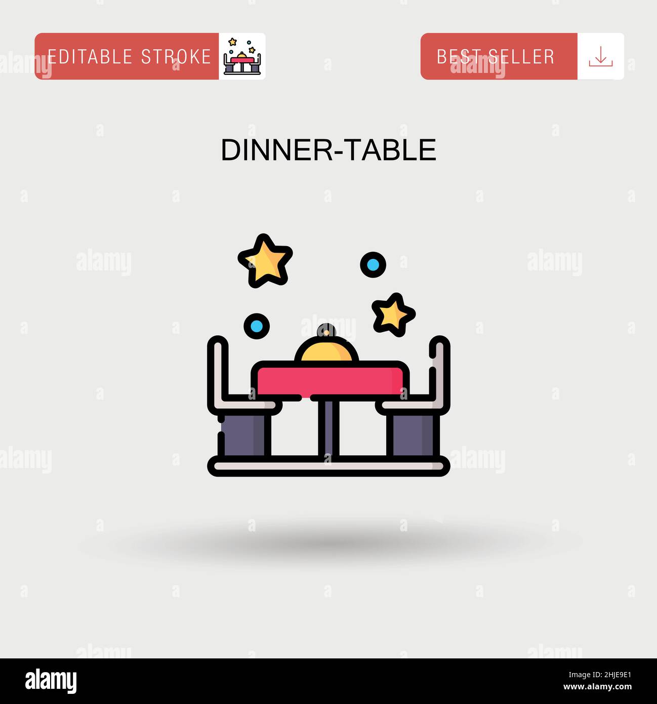 Rustic Dining Stock Vector Images - Alamy