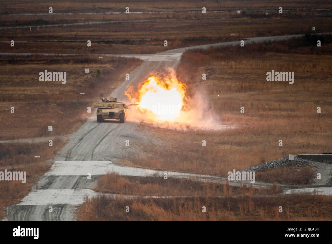 Fort Benning, Alabama, USA. 20th Jan, 2022. Trainees from the 1st
