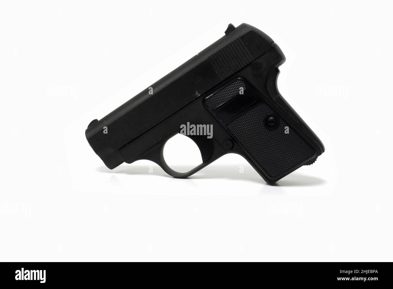 Gun isolated on white background, Concept Stock Photo