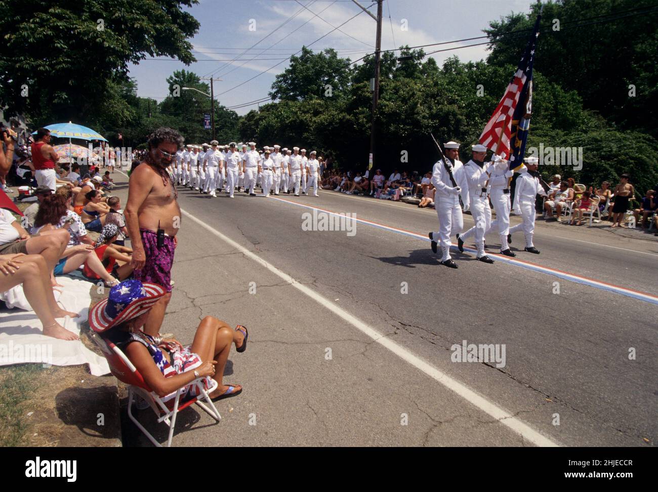 INDEPENDANCE DAY JULY 4TH BRISTOL RI, USA La plus ancienne parade aux