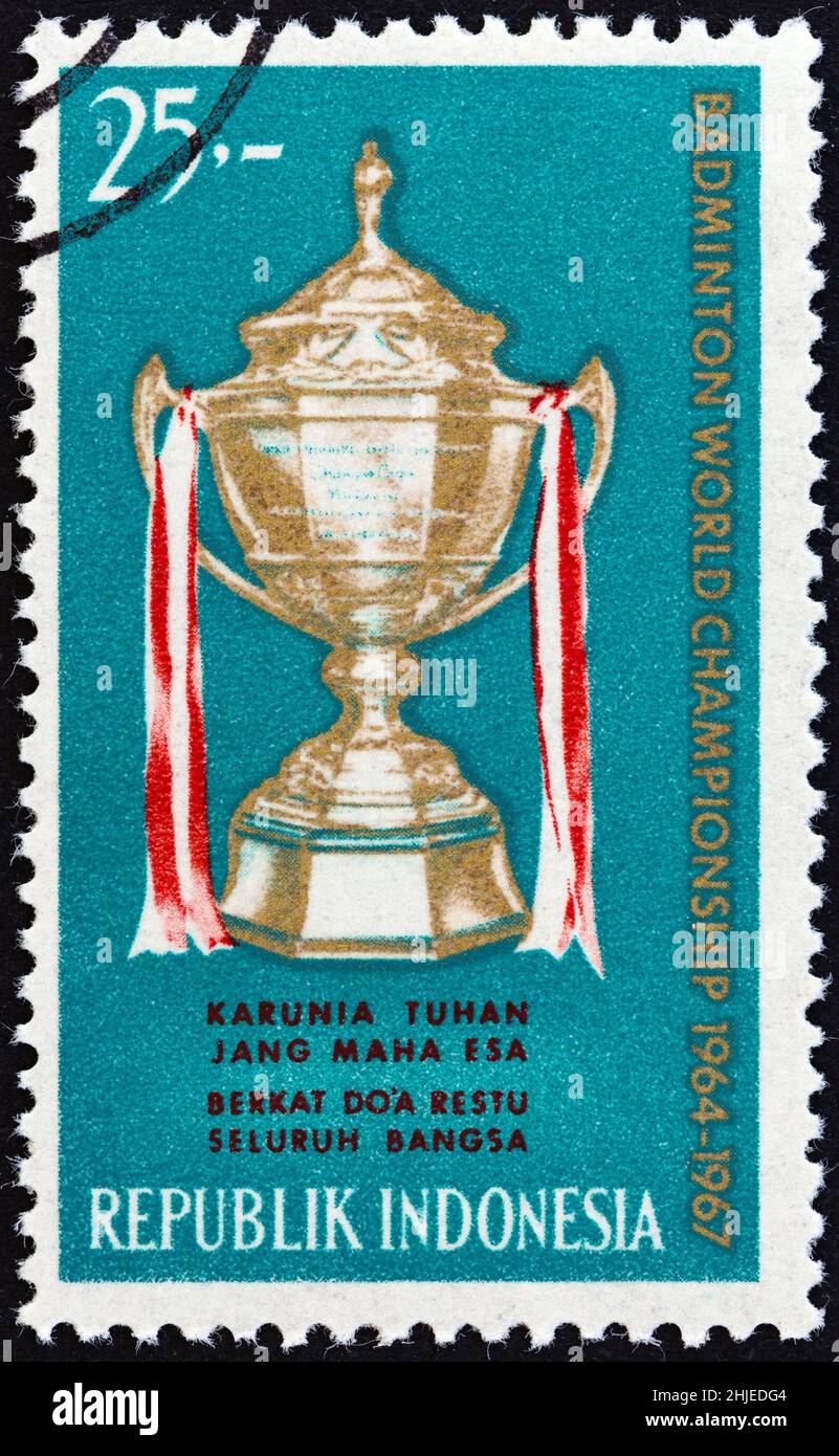 Thomas cup badminton trophy hi-res stock photography and images