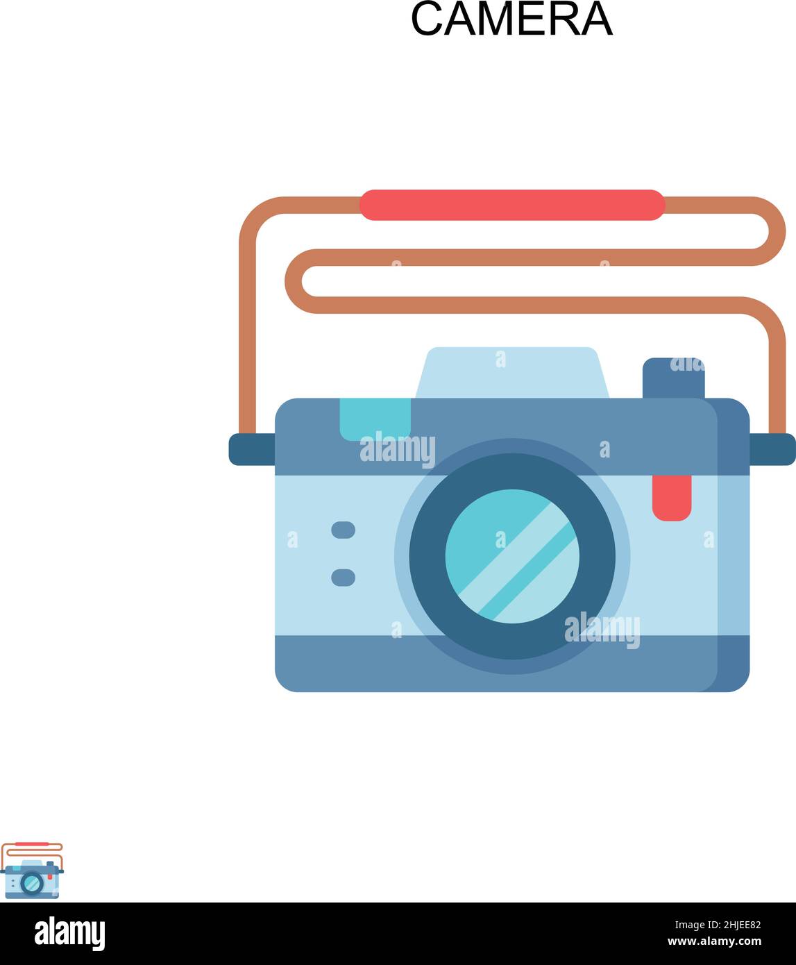Camera Simple vector icon. Illustration symbol design template for web ...