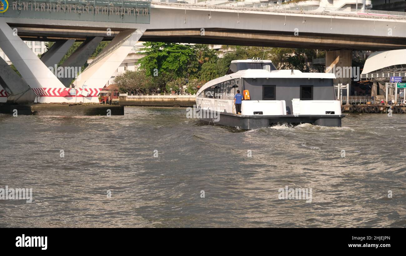 MINE Smart Ferry, Electric Catamaran Chao Phraya River, Bangkok