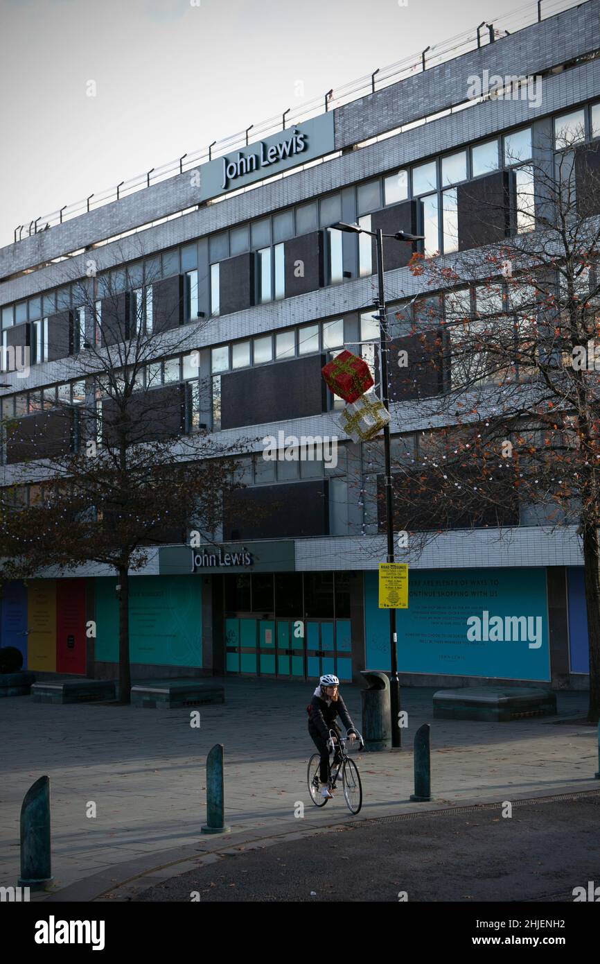The now closed John Lewis department store in Sheffield City Centre