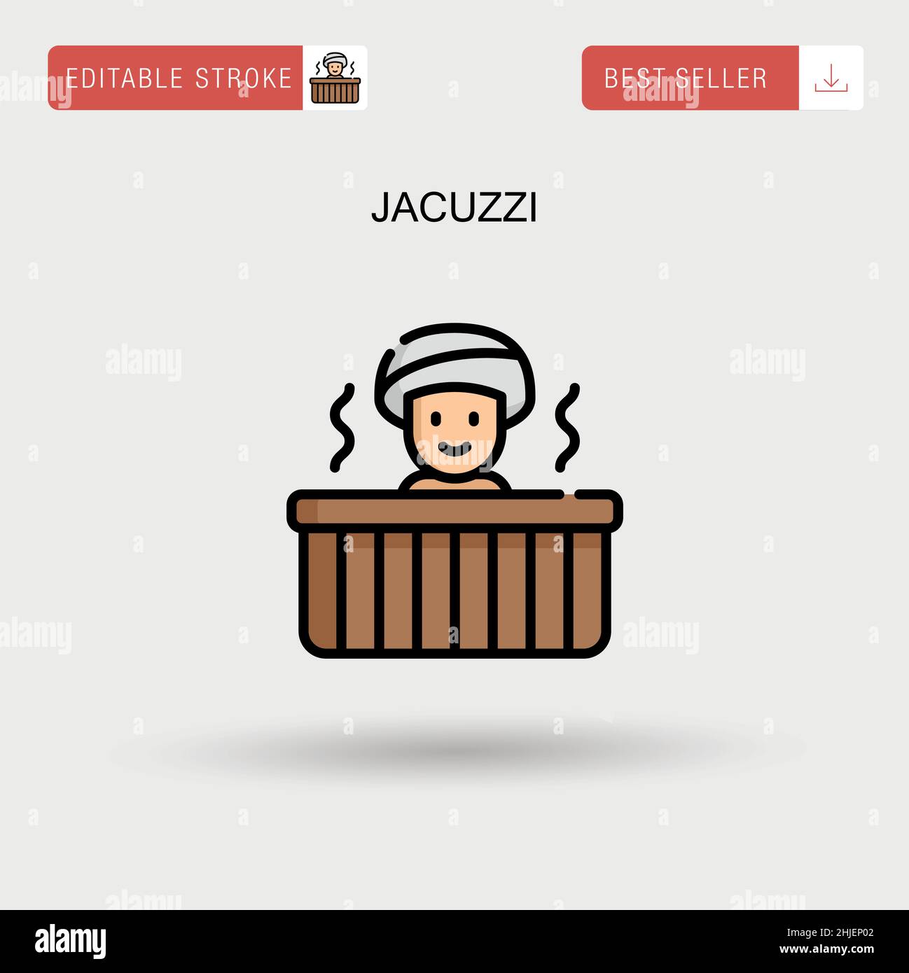 Jacuzzi Simple vector icon Stock Vector Image & Art Alamy