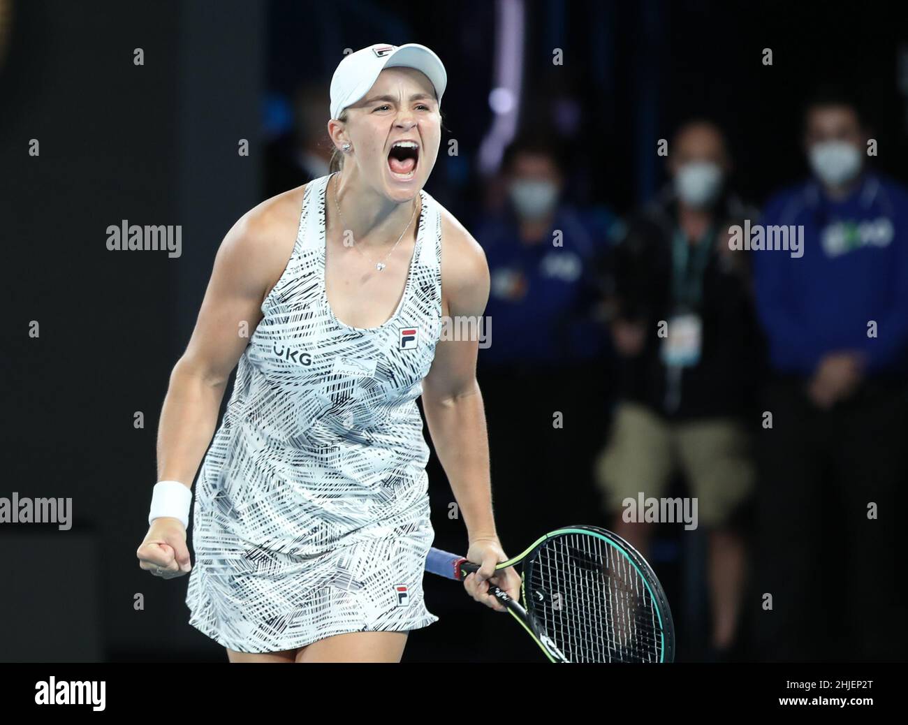 Melbourne, Australia. 29th Jan, 2022. Ashleigh Barty of Australia