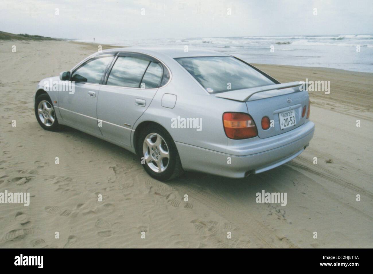 Toyota Car Aristo. Scanned Copy of Archival Photo Stock Photo