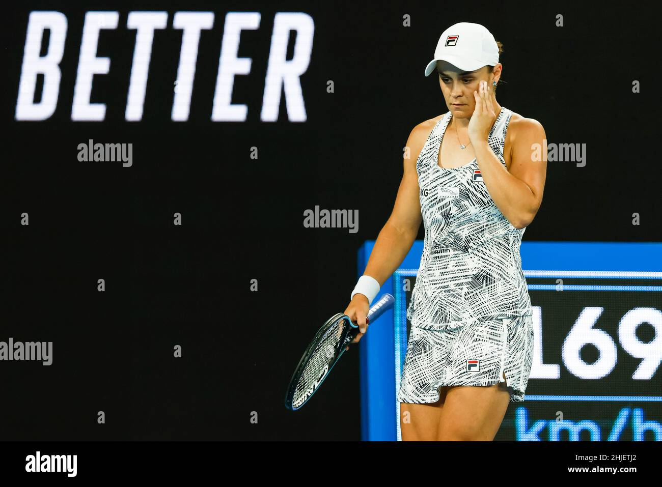 Melbourne, Australia, 29th Jan, 2022. Tennis player Ash Barty from