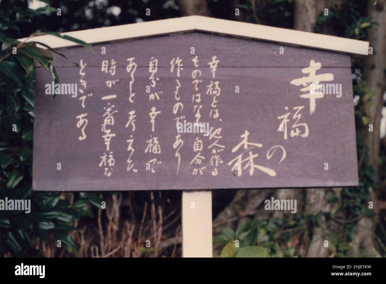 Scanned Copy of Archival Photo Japan 日本 Stock Photo