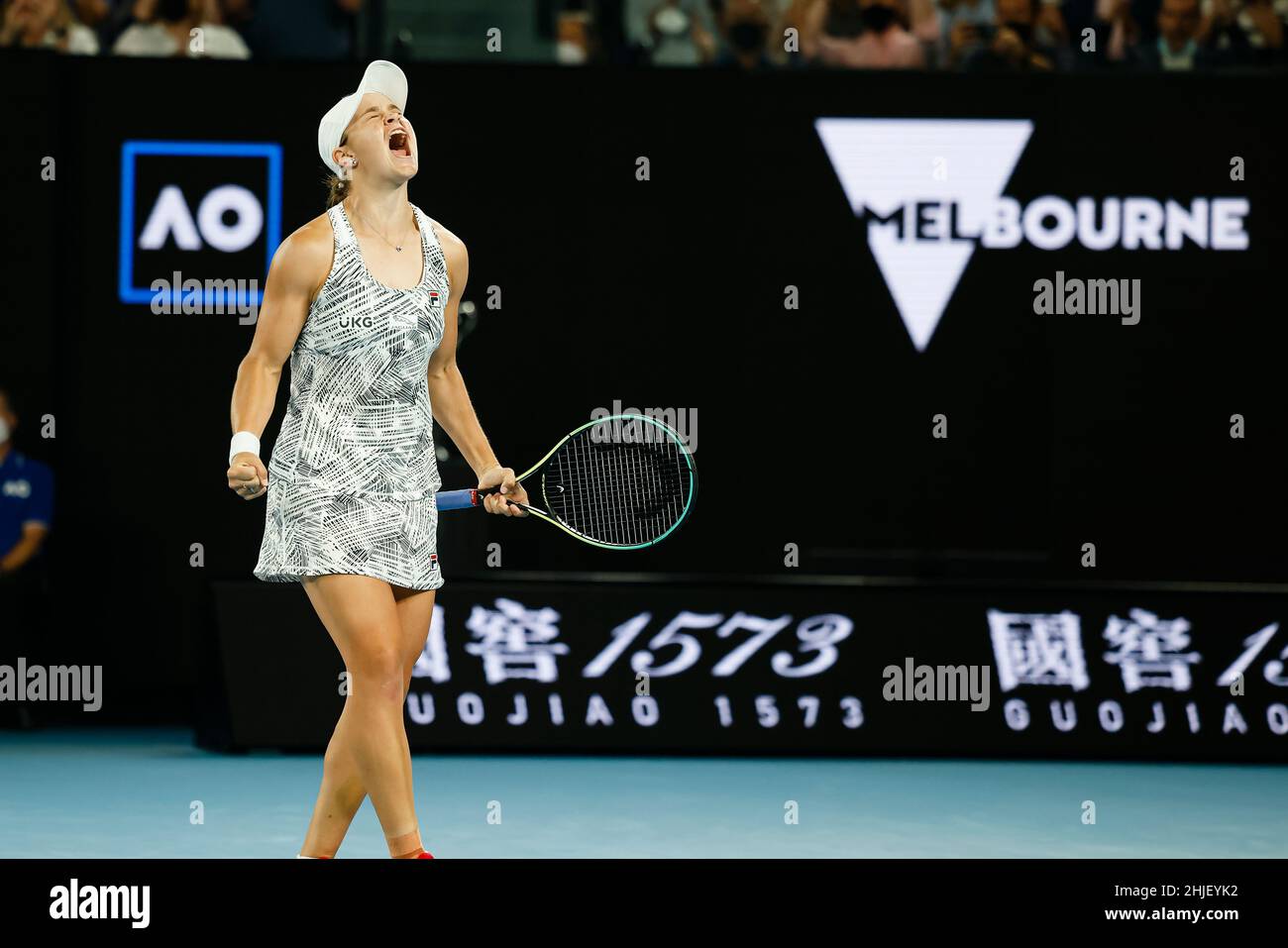 Melbourne, Australia, 29th Jan, 2022. Tennis player Ash Barty from