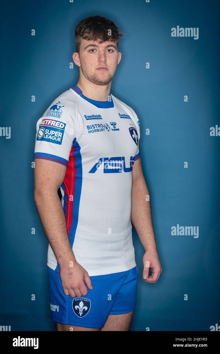 Wakefield England 25 January 2022 Wakefield Trinitys Pat Odonovan During The Rugby League