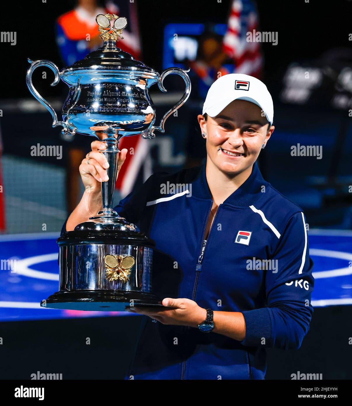 Melbourne, Australia, 29th Jan, 2022. Tennis player Ash Barty from