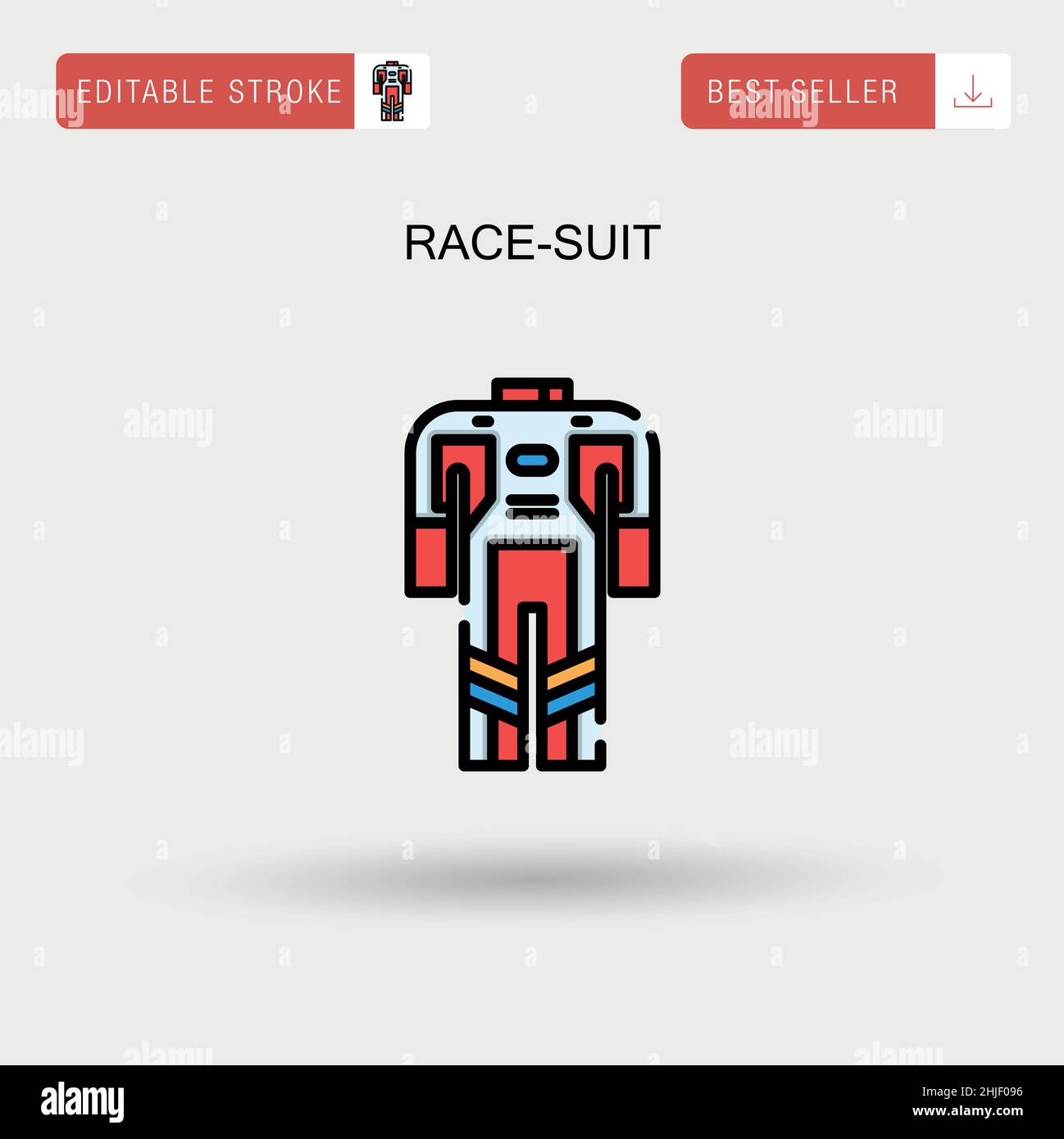 Racesuit Simple vector icon Stock Vector Image & Art Alamy