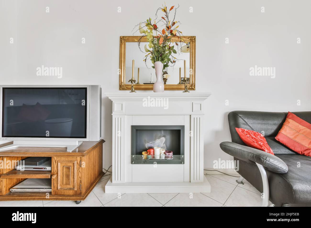 Luxury interior design of a modern house Stock Photo