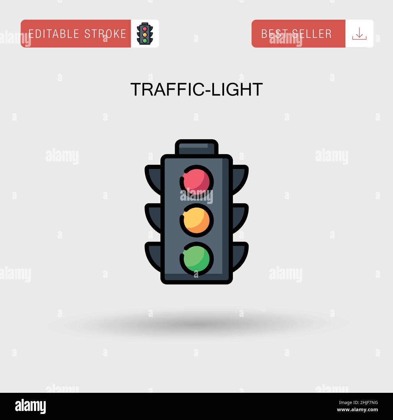 Green traffic light image Stock Vector Images - Alamy