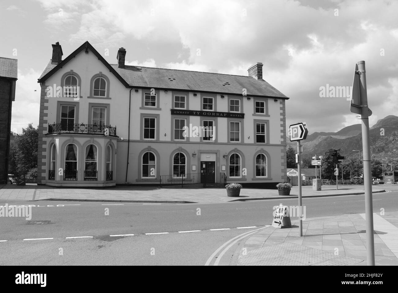 The Ffestiniog and Welsh Highland steam railway stretches through the