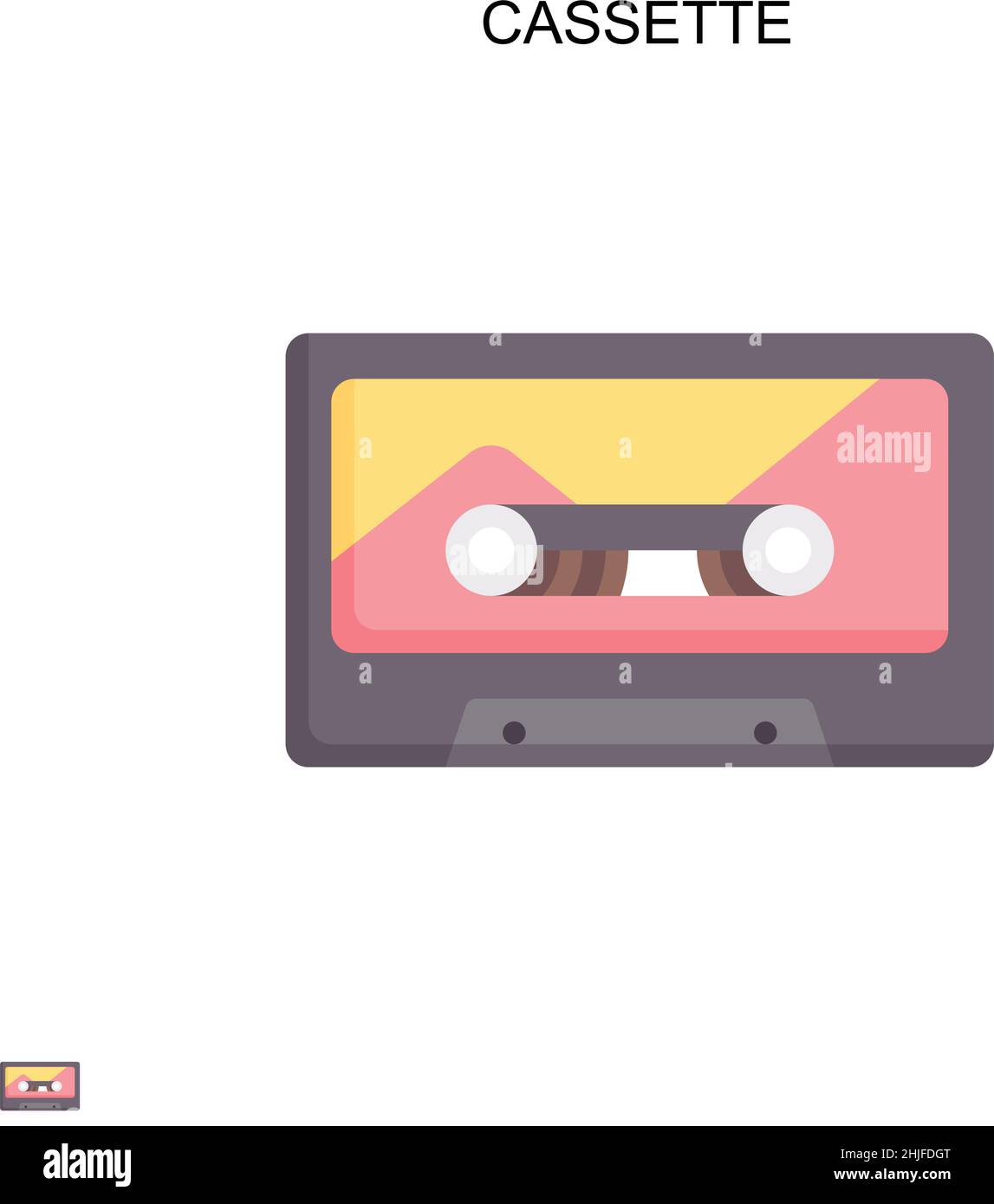 Retro Plastic Audio Cassette, Music Cassette, Cassette Tape. Isolated On  White Background. Realistic Illustration Of Old Technology. Vintage Tape.  Royalty Free SVG, Cliparts, Vectors, and Stock Illustration. Image 54482577.