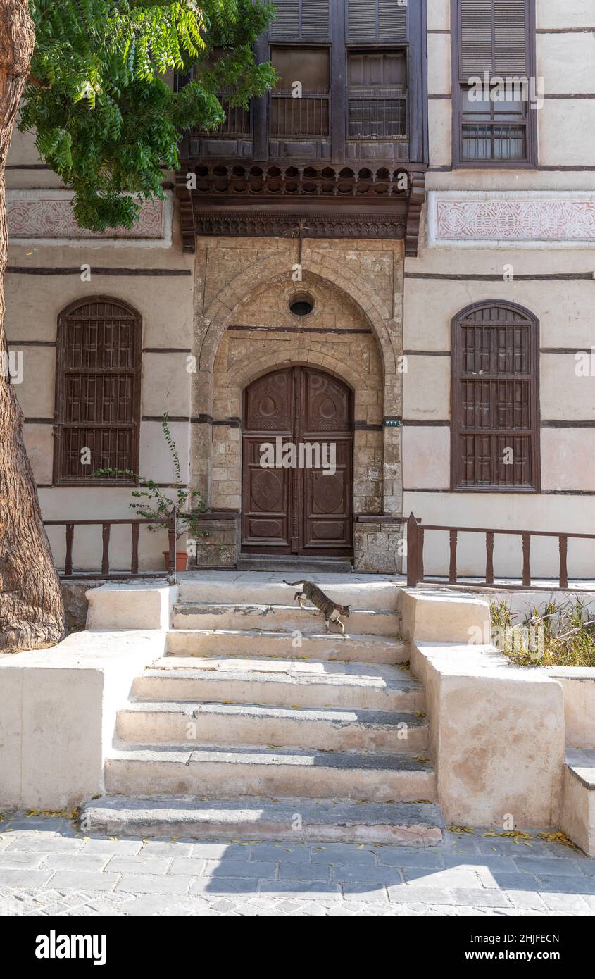 Jeddah, Saudi Arabia, 6th January 2022: streets of Old Jeddah Stock Photo