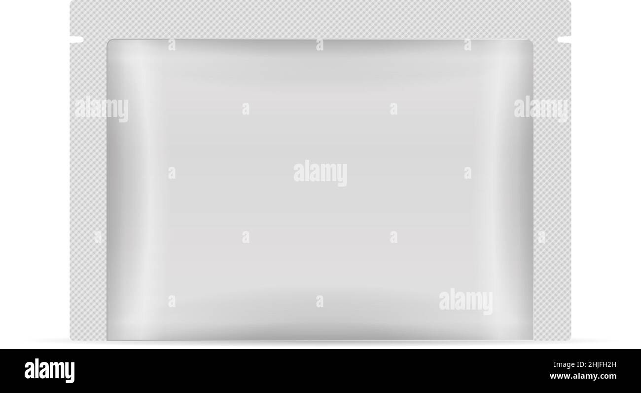 Sachet on a white background. Vector illustration Stock Vector Image ...