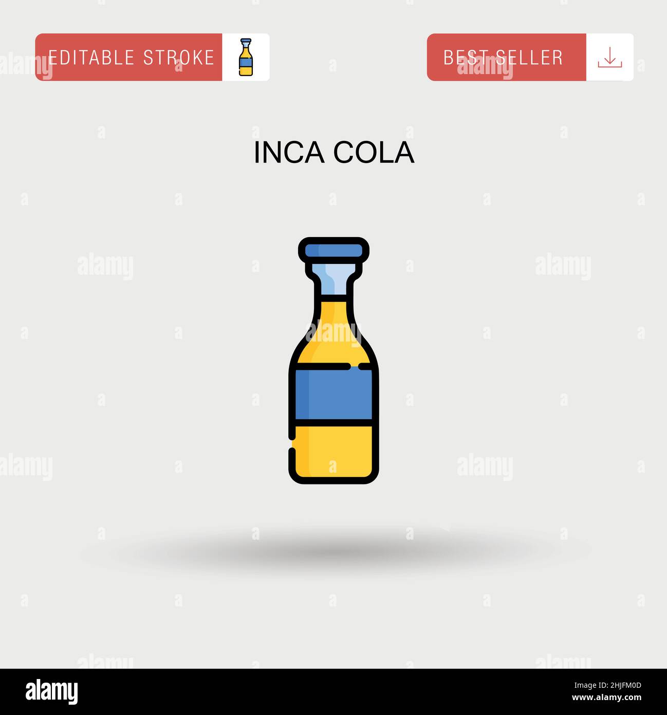Inca cola Simple vector icon Stock Vector Image & Art - Alamy