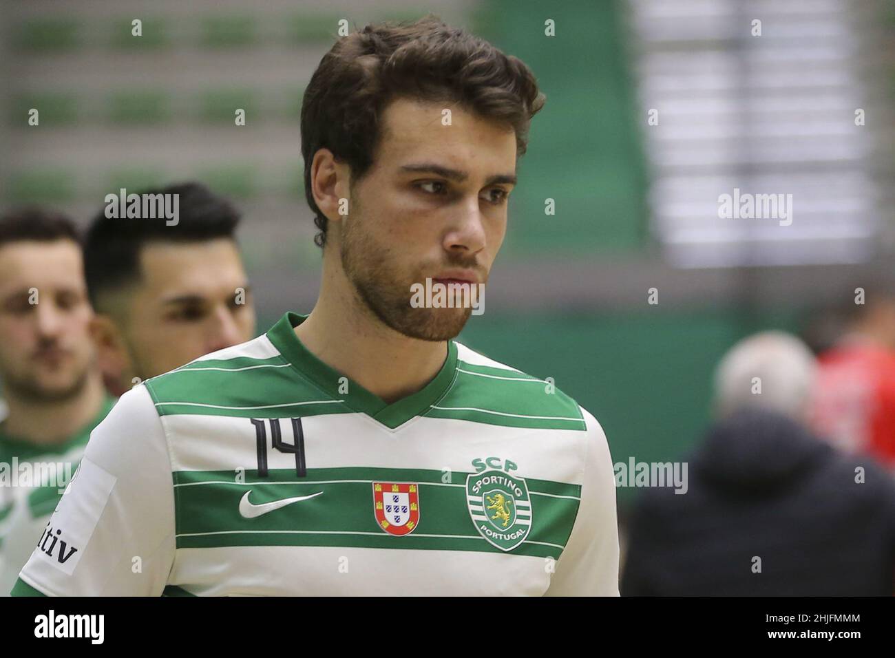 Lisbon, 01/29/2022 The Roller Hockey team of Sporting Clube de