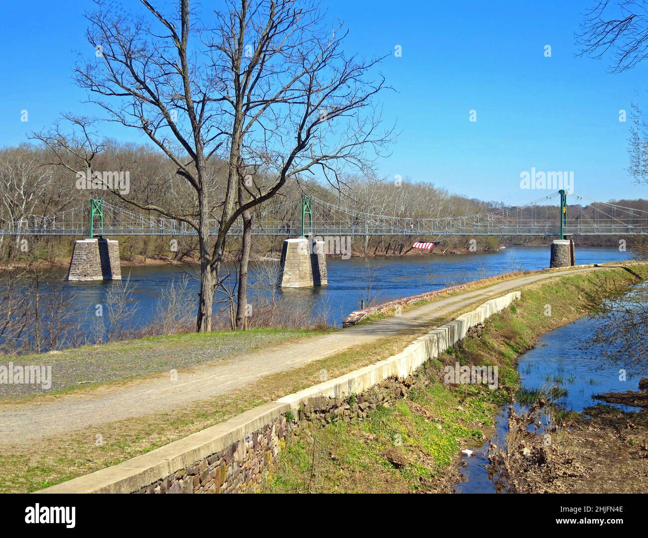 Lumberville–Raven Rock Bridge. Lumberville Footbridge, is a free