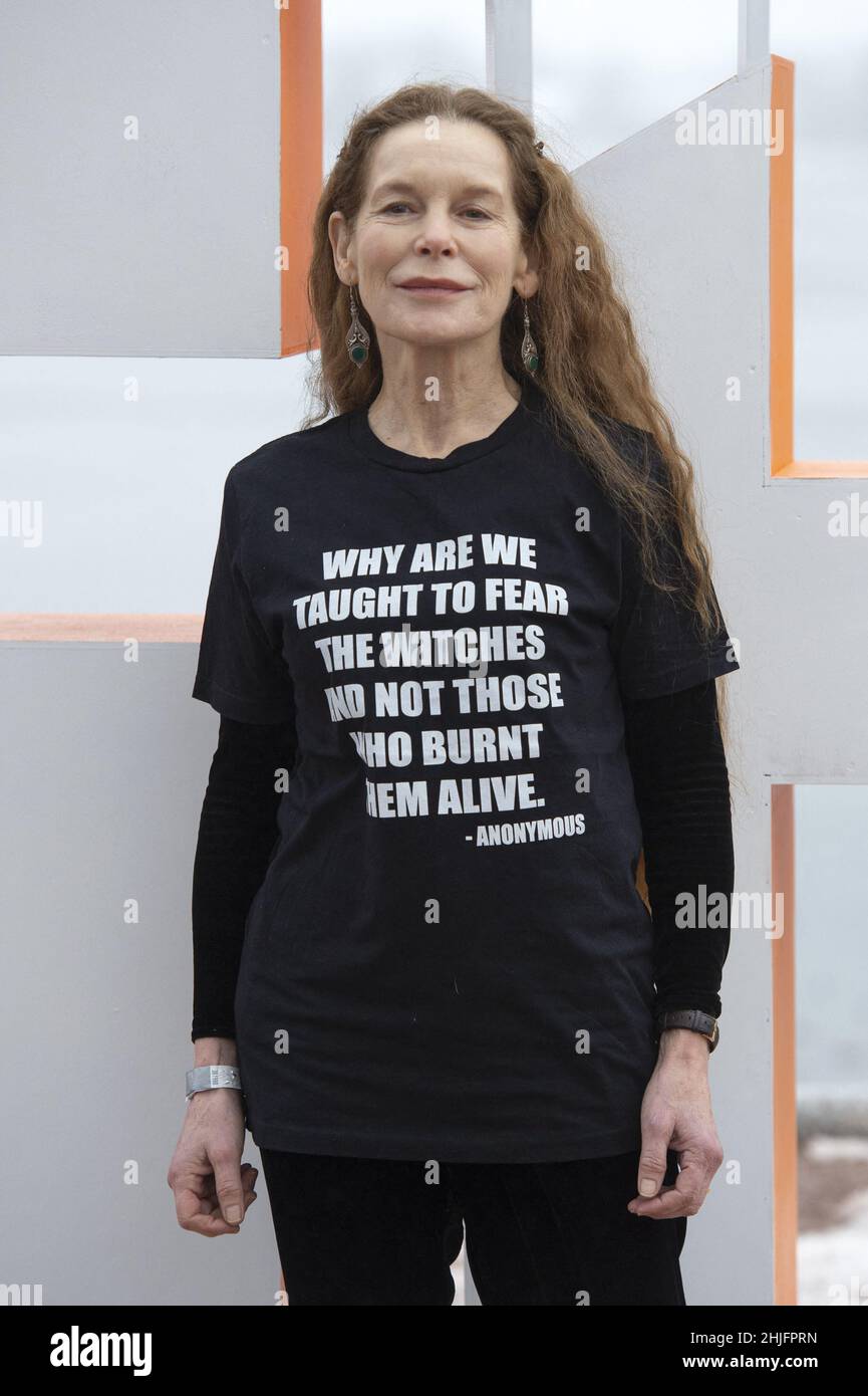 Alice Krige attending a Photocall as part of the 29th Gerardmer Film ...