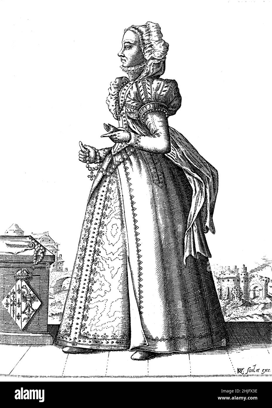 Portrait of Margaret of Parma illegitimate daughter of Holy Roman