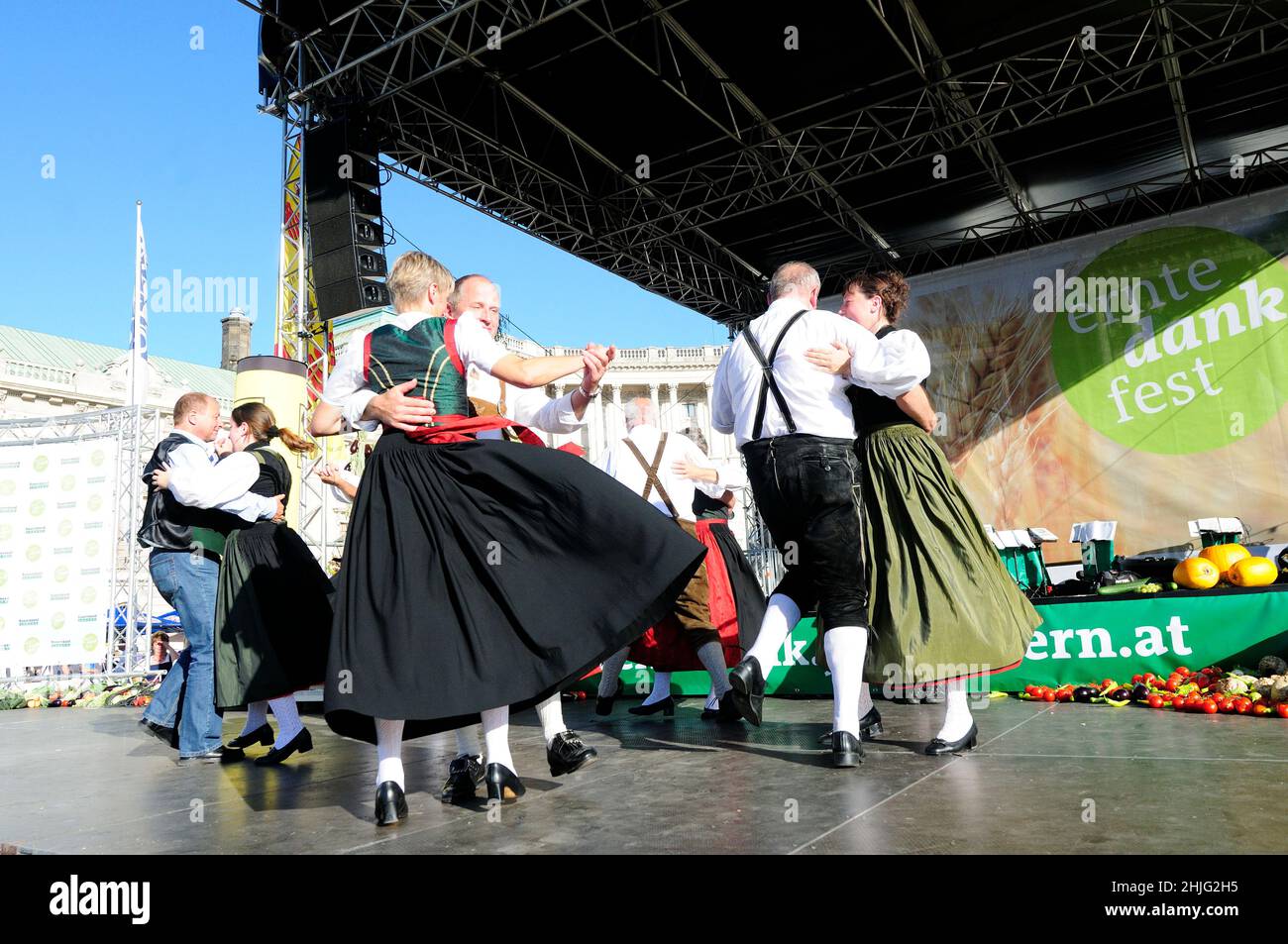 Vienna, Austria. September 09, 2012. Harvest Festival 2012 in Vienna at