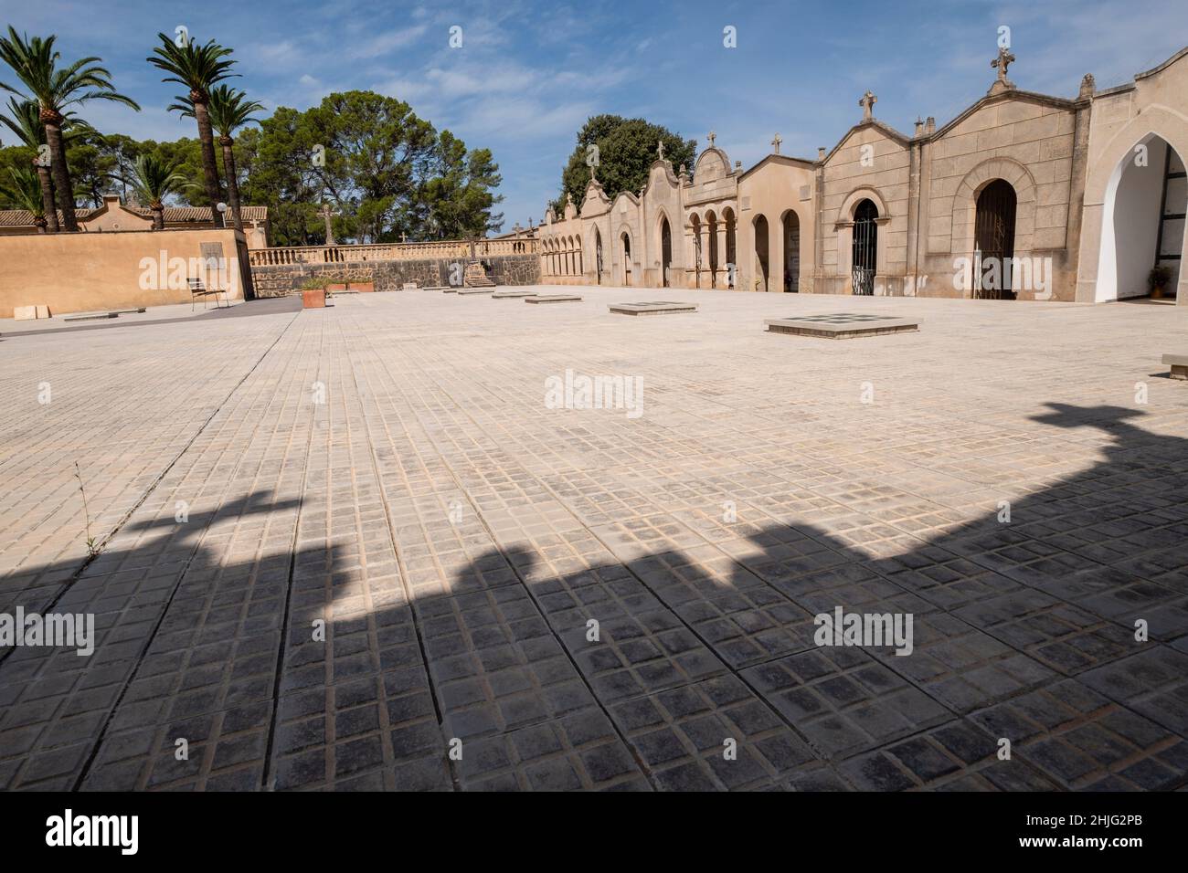pantheons, Algaida cemetery, Mallorca, Balearic Islands, Spain Stock ...