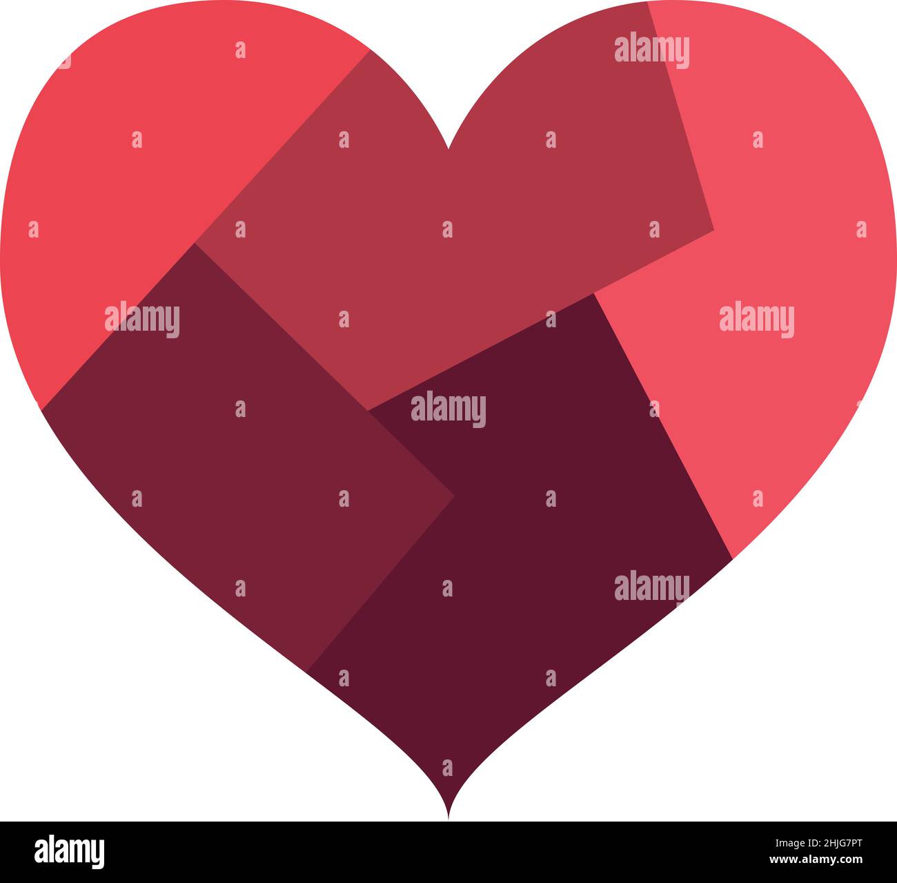 Brittle Heart Filled Icon Vector Stock Vector Image & Art - Alamy