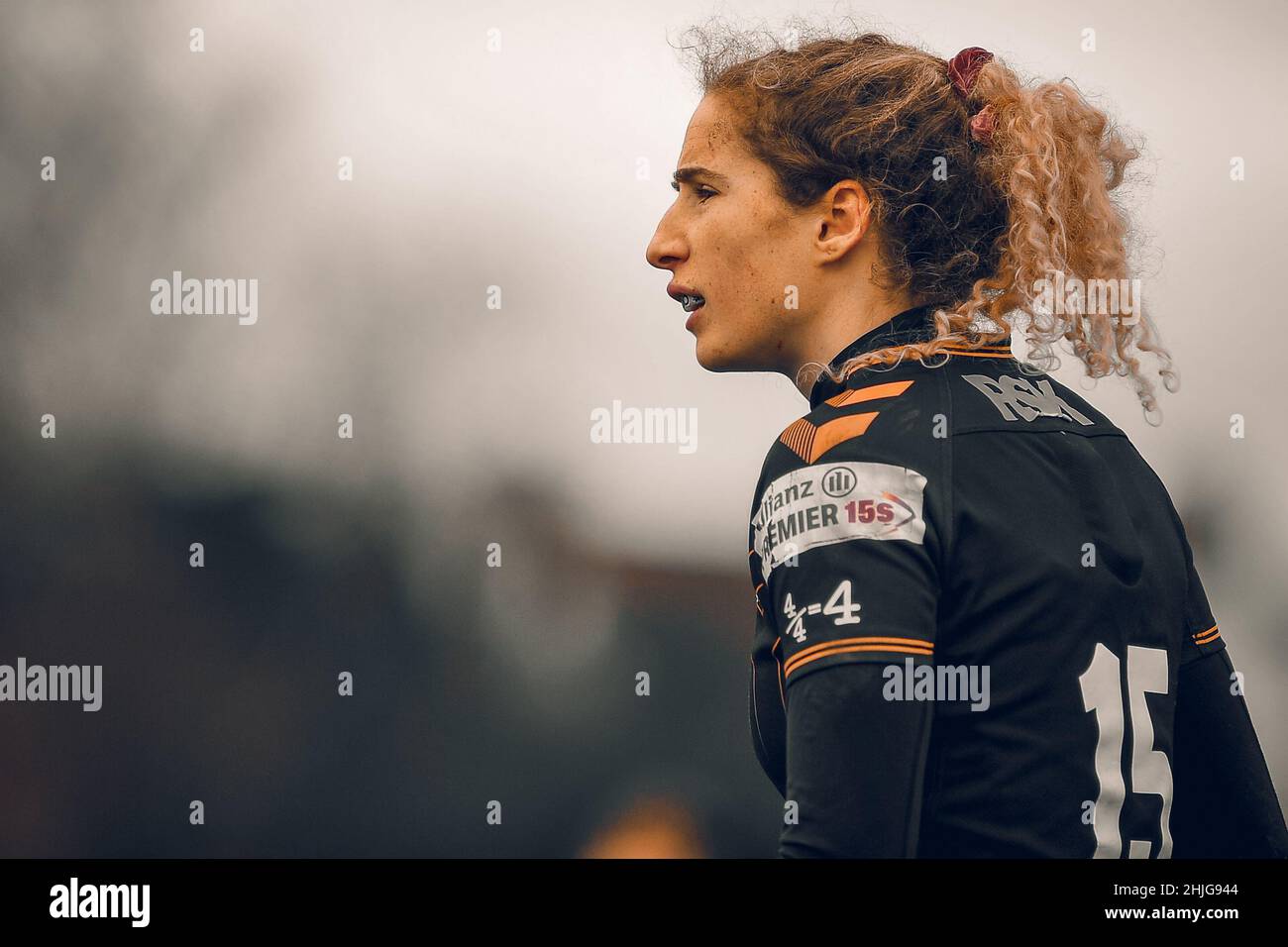 London, UK. 29th Jan, 2022. London, January 28th 2022 Abi Dow During the Allianz Premier 15s game between Wasps Women & Exeter Chiefs at Twyford Avenue Sports Ground in London, England Karl W Newton/Sports Press Photo Credit: SPP Sport Press Photo. /Alamy Live News Stock Photo