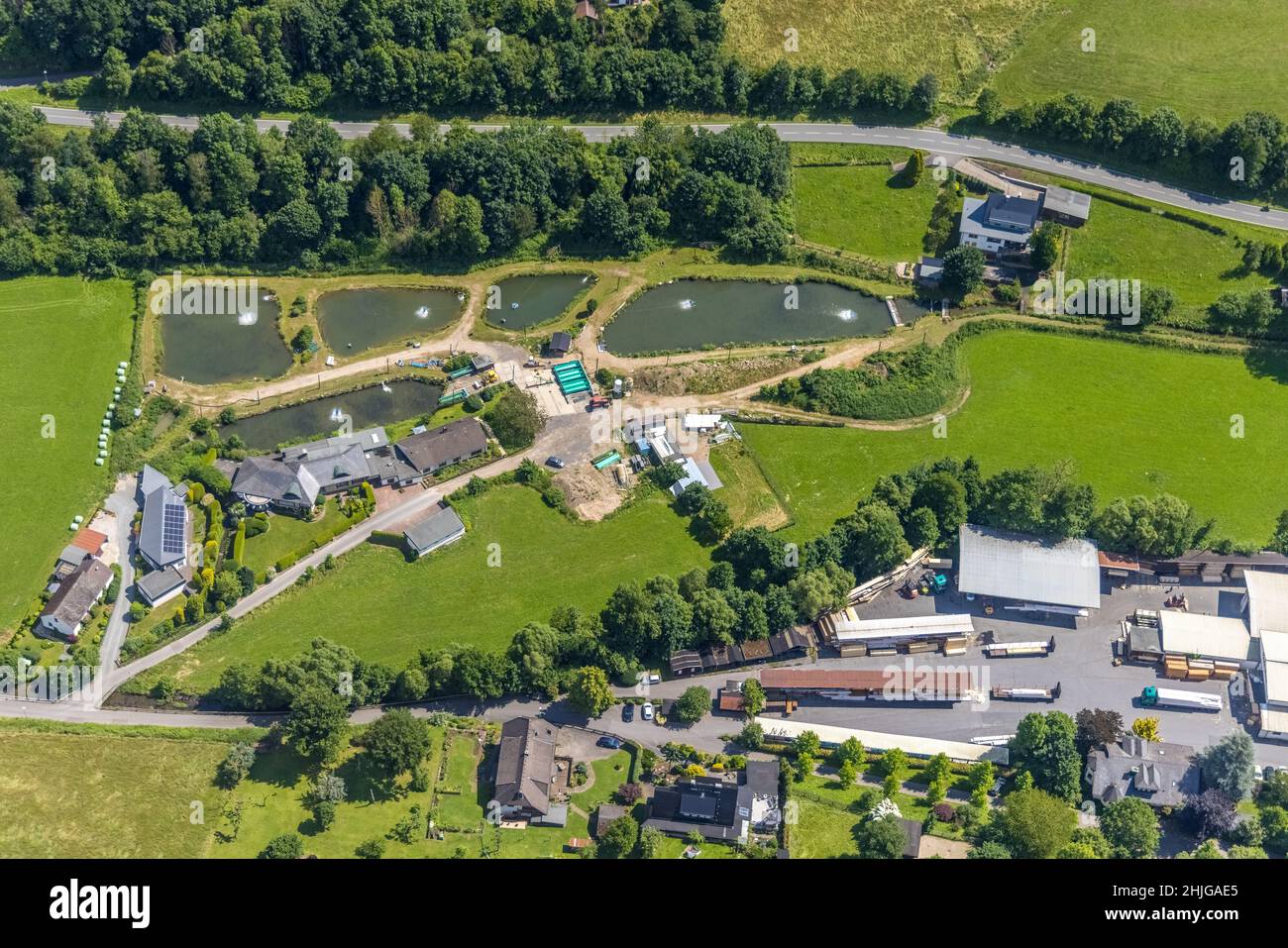 Teiche luftbild hires stock photography and images Alamy