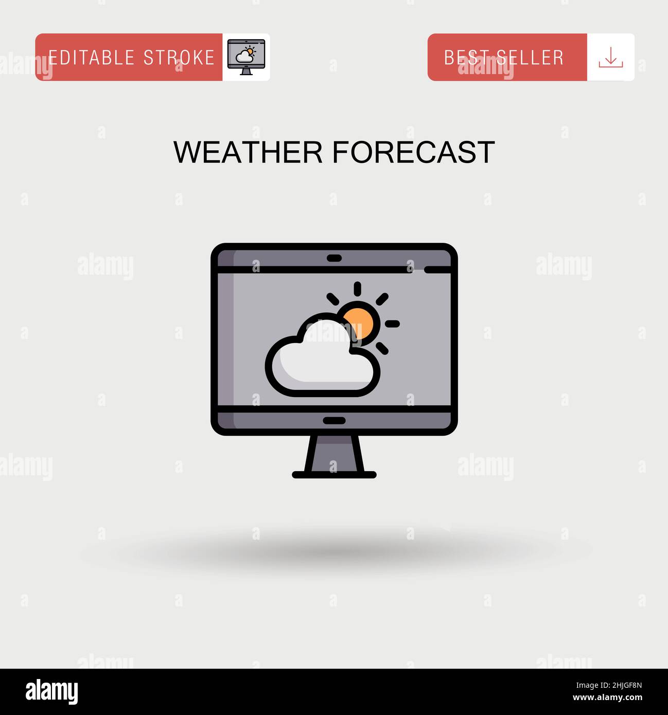 Weather forecast Stock Vector Images - Alamy