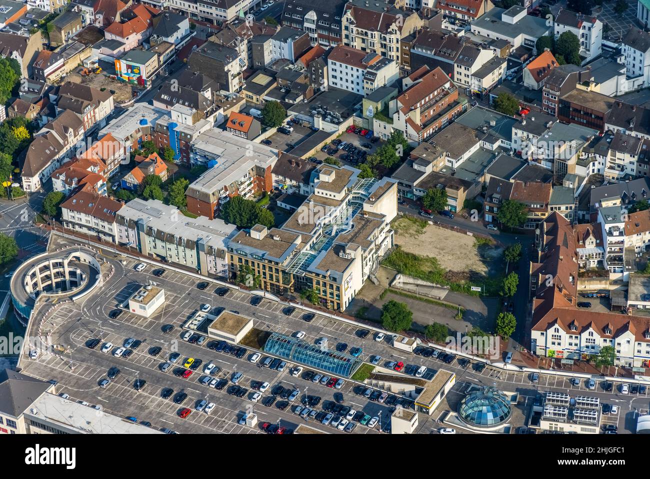 Aerial view, Allee-Center Hamm, Ritterpassage, Mitte, Hamm, Ruhr area, North Rhine-Westphalia, Germany, site, DE, shopping centre, shopping plaza, sho Stock Photo