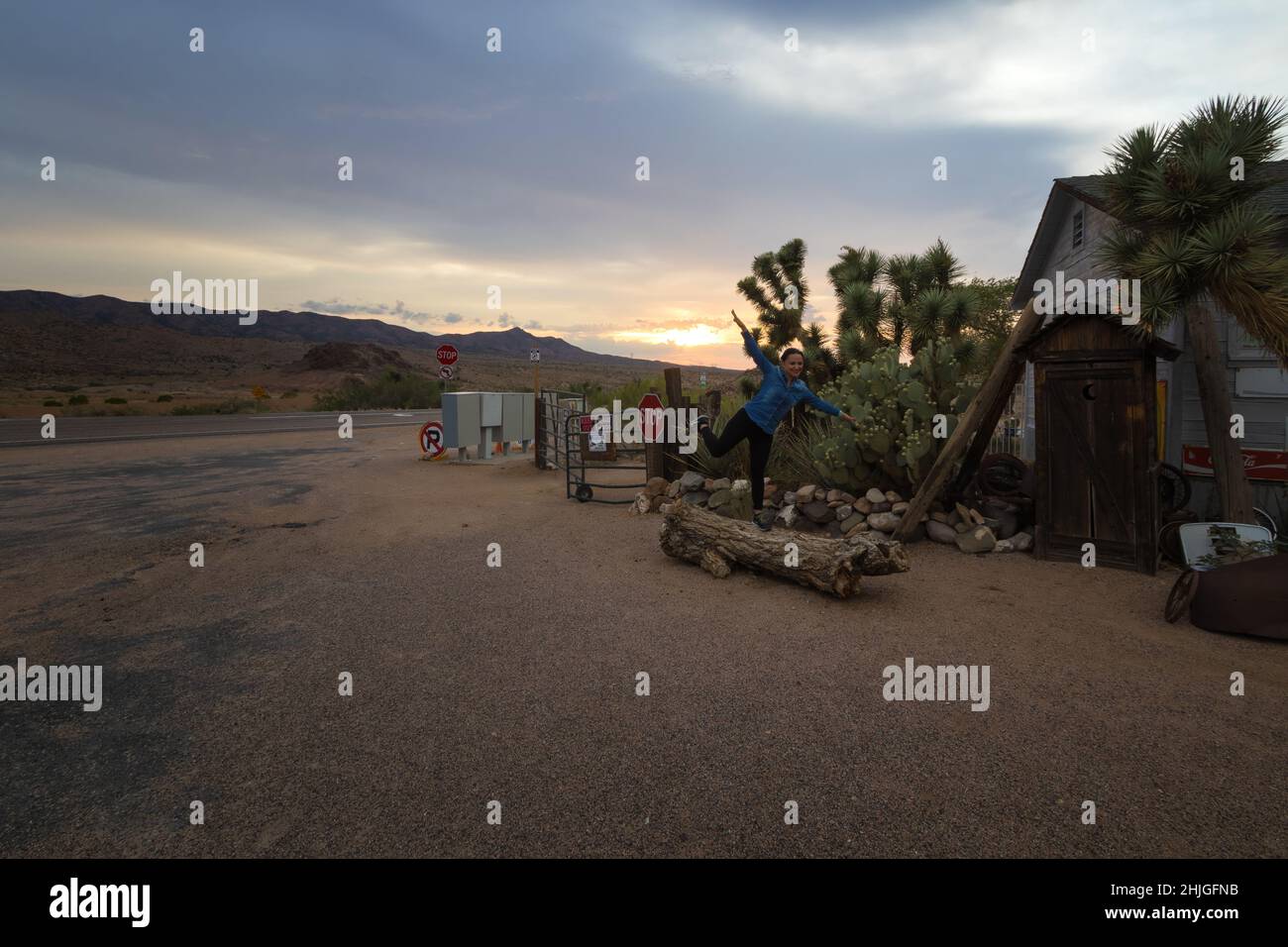 The Route 66 in Arizona Stock Photo - Alamy