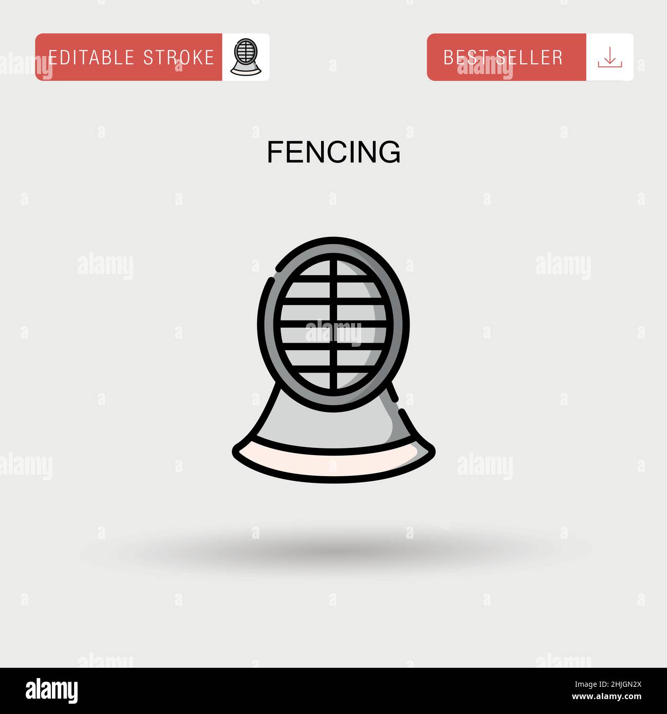 Simple fencing hi-res stock photography and images - Alamy