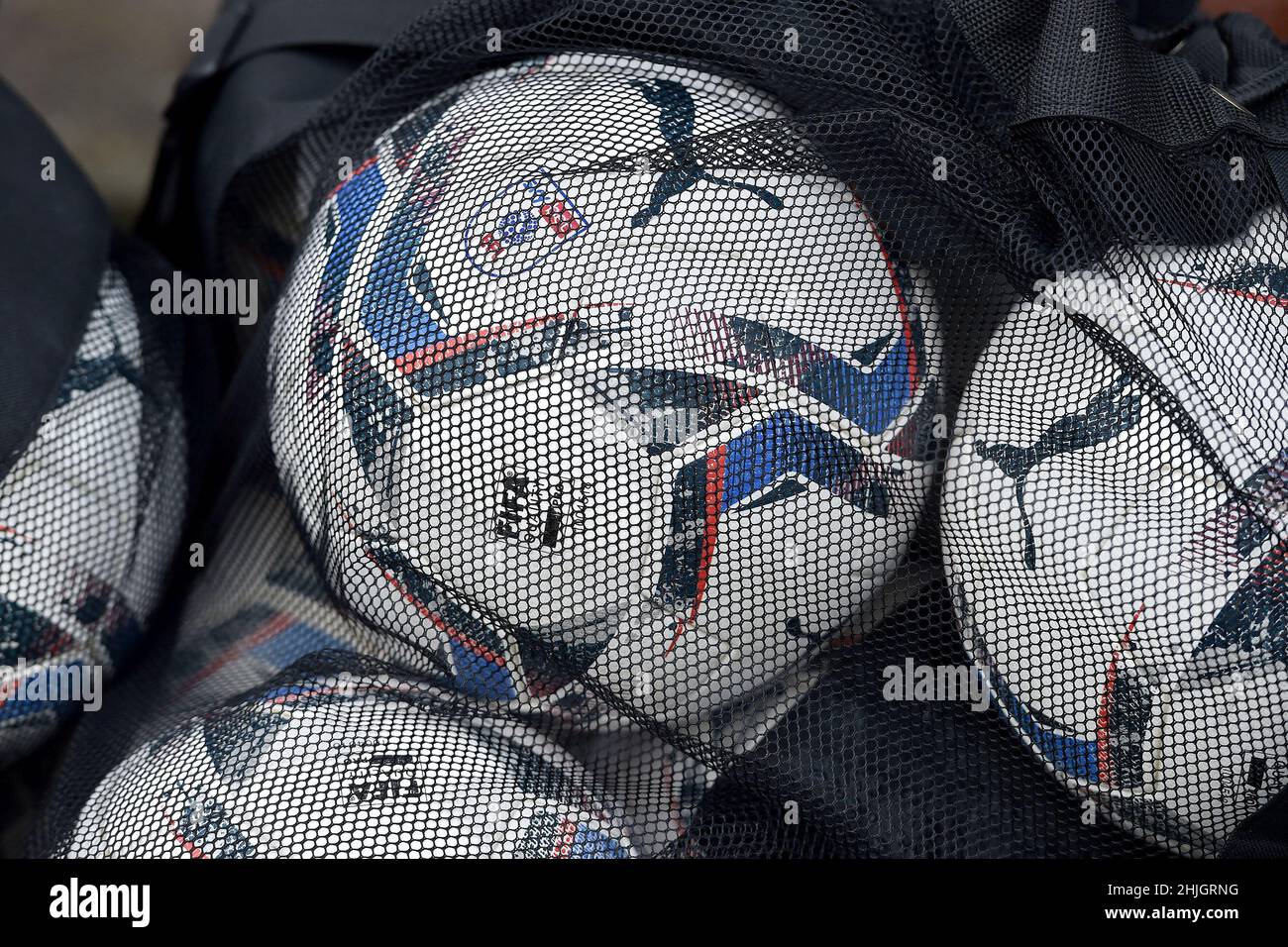 OLDHAM, UK. JAN 29TH Puma EFL football's before the Sky Bet League 2 match between Oldham Athletic and Rochdale at Boundary Park, Oldham on Saturday 29th January 2022. (Credit: Eddie Garvey | MI News) Credit: MI News & Sport /Alamy Live News Stock Photo
