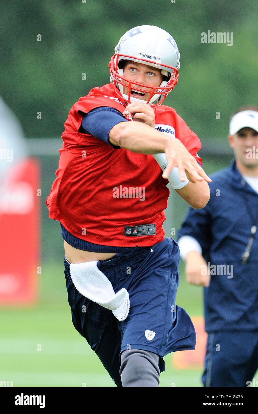 January 29, 2022: Multiple sources report that seven time Super Bowl  Champion, Tom Brady, will announce his retirement from the NFL. Eric  Canha/CSM.August 15, 2013 - Foxborough, Massachusetts, U.S. - New England