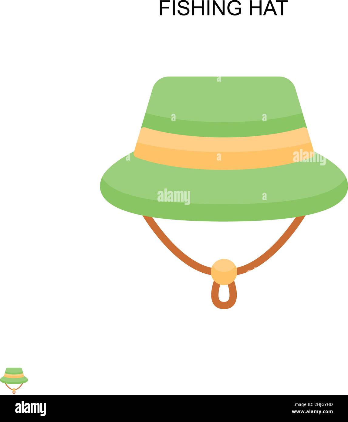 Angler cap Stock Vector Images - Alamy