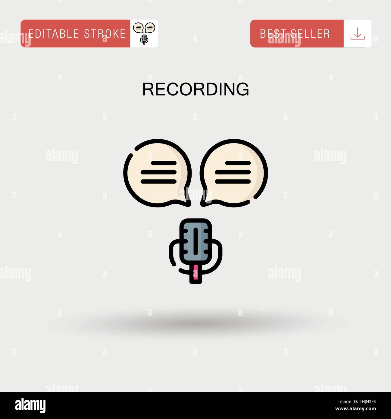 Recording button screen hi-res stock photography and images - Alamy