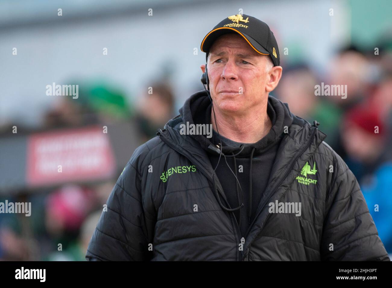 Connacht head coach Andy Friend during the United Rugby Championship ...